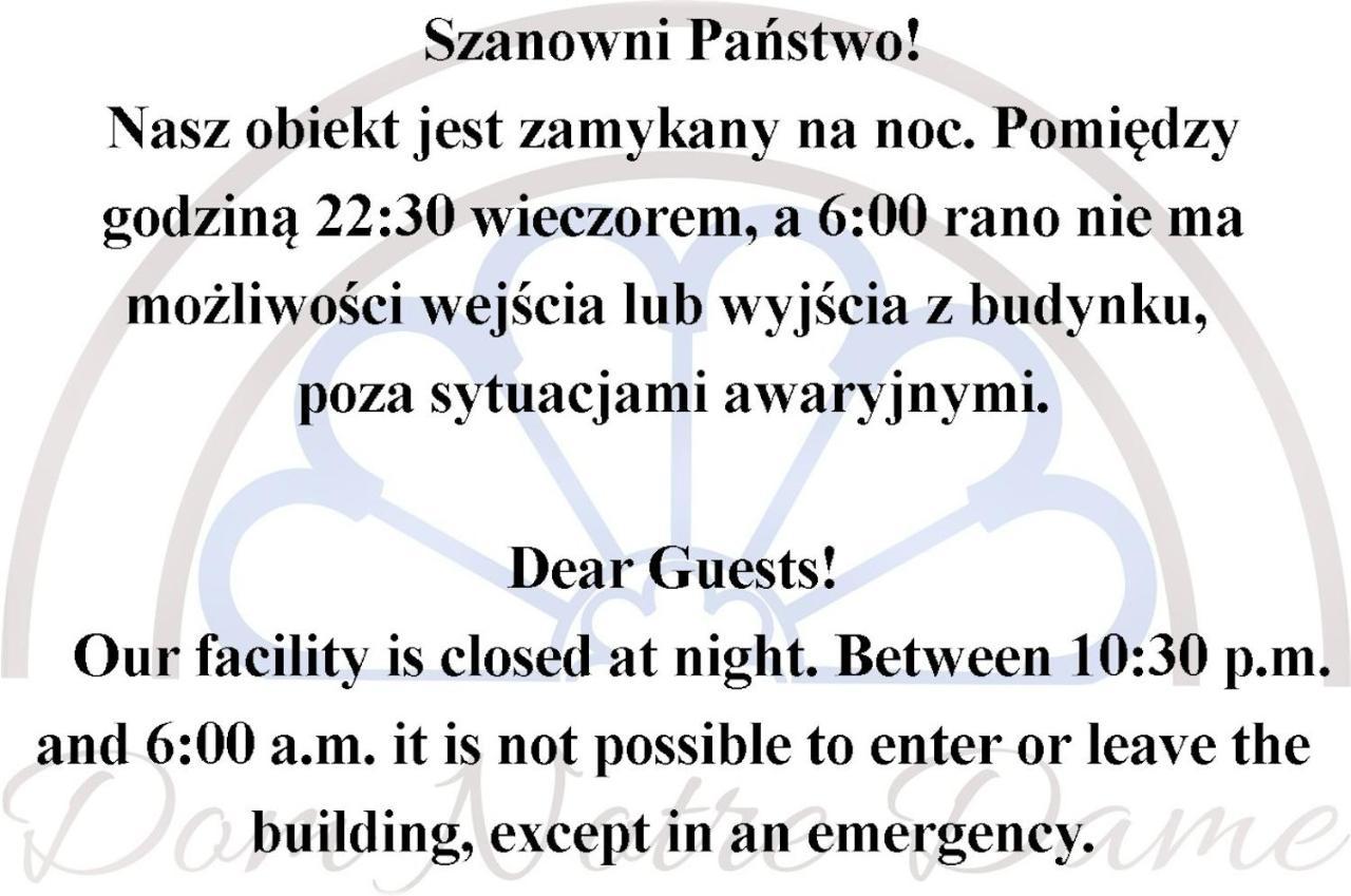 Dom Notre Dame Bed & Breakfast Wrocław Eksteriør bilde
